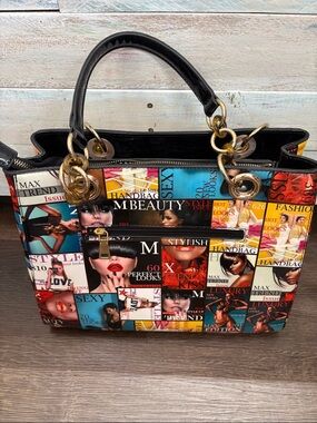 Supermodel fashion magazine purse